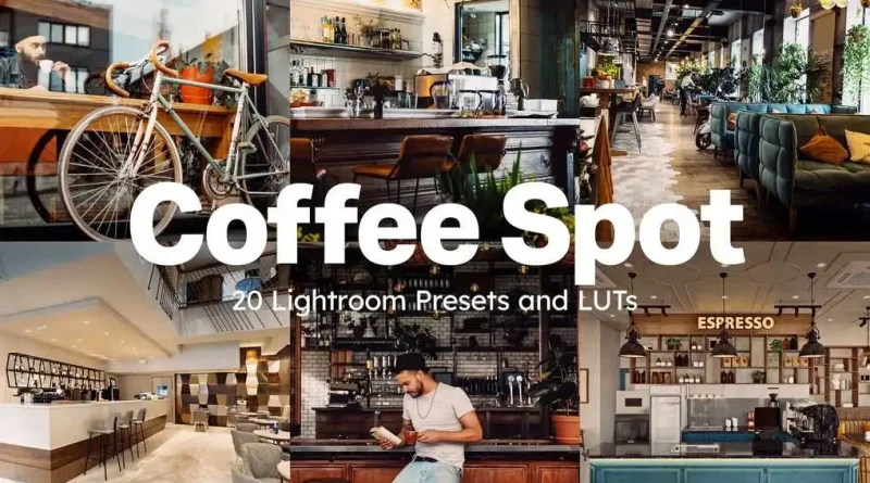 20 Coffee Spot Lightroom Presets and LUTs