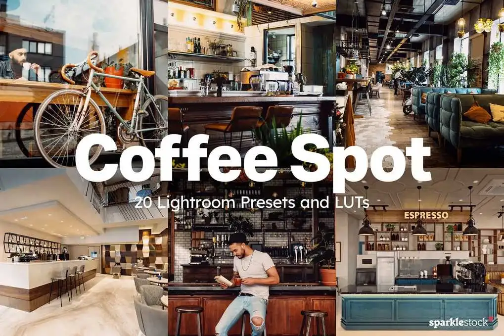 20 Coffee Spot Lightroom Presets and LUTs Free Download