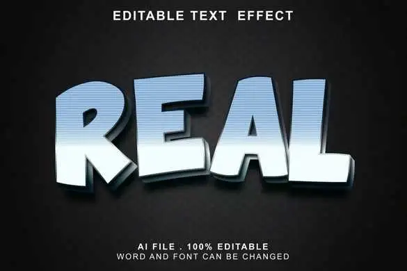 Real 3D Text Effect Free Download